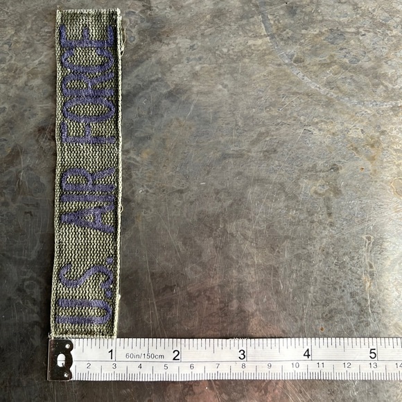 U.S. AIR FORCE embroidered tape patch - Vintage - Picture 9 of 10